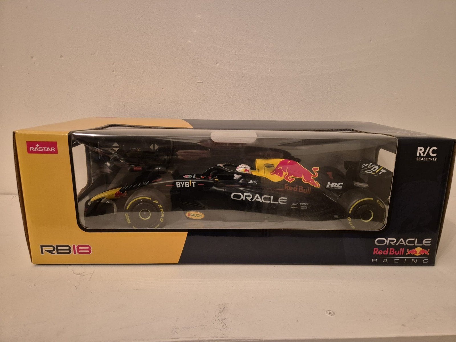 MAX VERSTAPPEN 1:12 RB18 RASTAR BESTUURBARE AUTO €50,-, Nieuw, Auto onroad, RTR (Ready to Run), Overige schalen