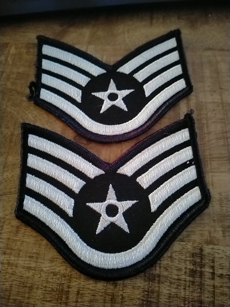 US Air Force Technical Sergeant E-6 , grote maat rangen, Verzamelen, Verzenden, Luchtmacht, Amerika, Kleding of Schoenen