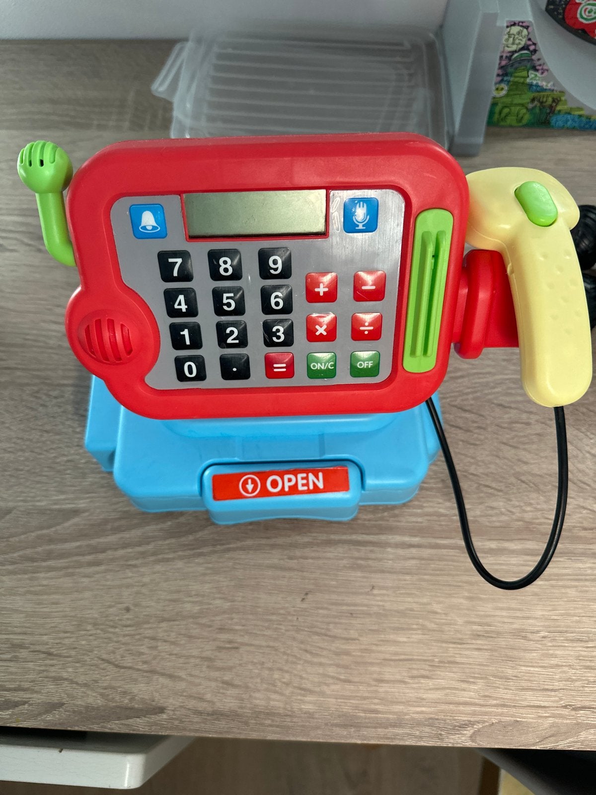 Kassa plastic speelgoed met geluid, Ophalen of Verzenden, Gebruikt, Knutselen, Met geluid