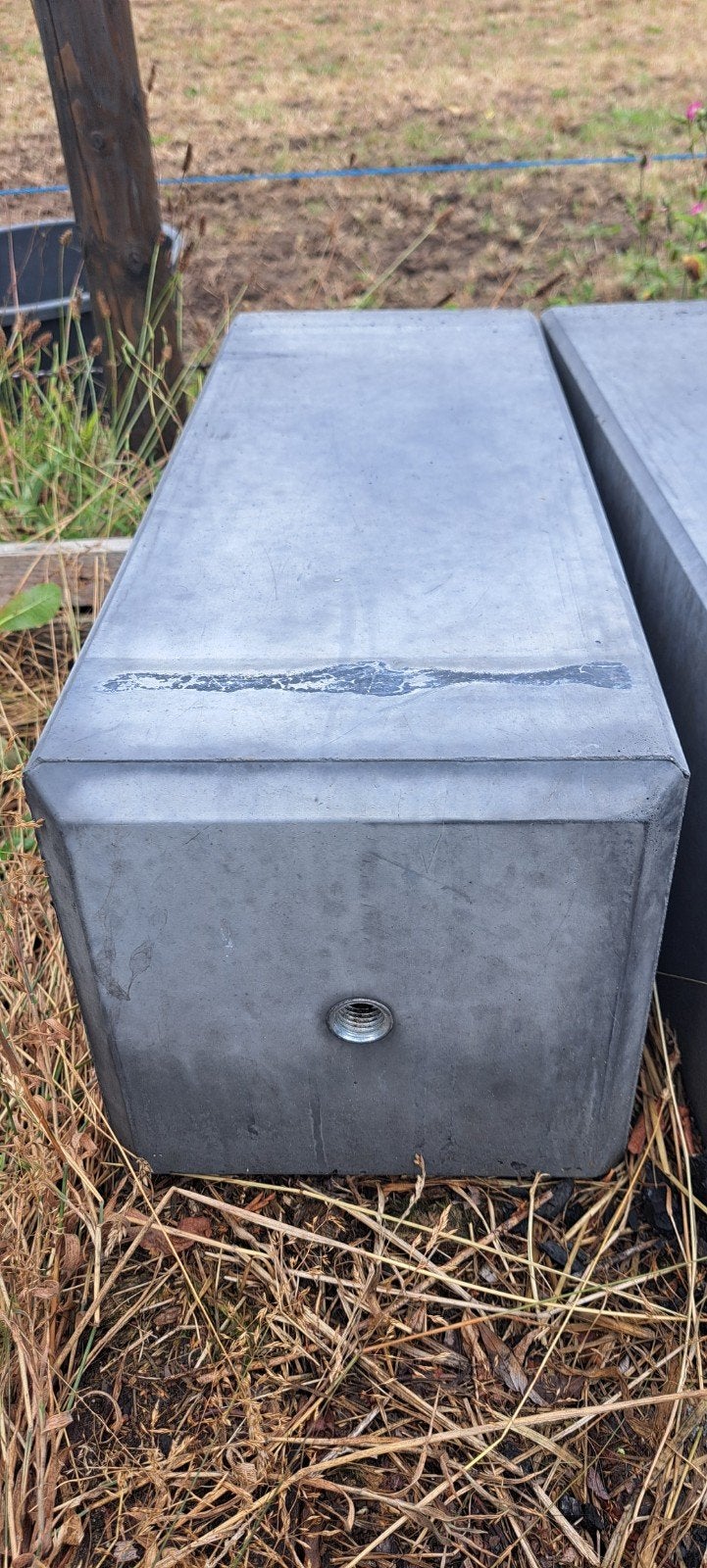3x beton poer 22x22x58cm, Ophalen, Nieuw, Overige materialen, Overige typen
