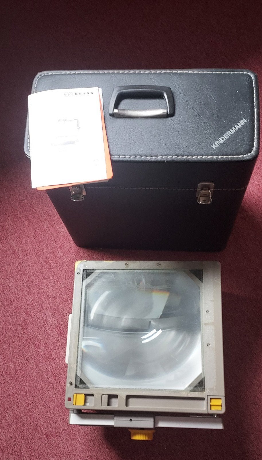 Kindermann overhead projector in koffer met beschrijving, Ophalen, Kindermann, Overige resoluties, Gebruikt