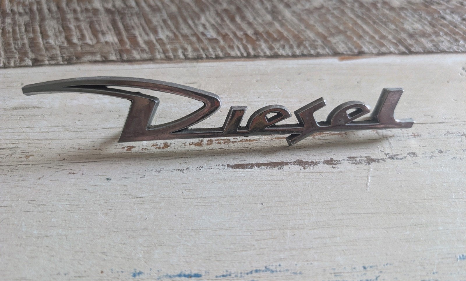 Origineel oud "Diesel" embleem, Ophalen of Verzenden, Auto's