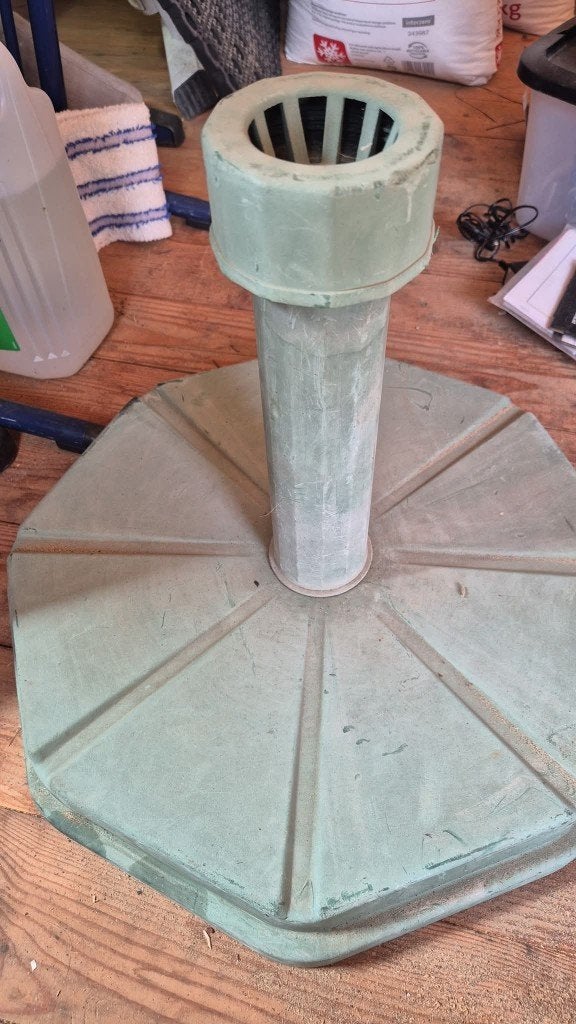 Parasolvoet, Tuin en Terras, Parasols, Ophalen of Verzenden, Gebruikt, Minder dan 1 meter, Parasolvoet