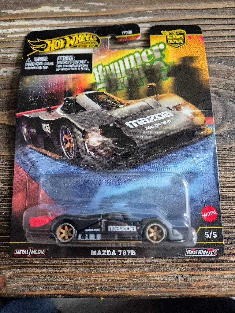 hot wheels Mazda 787B Hammer Drop, Ophalen of Verzenden, Nieuw, Auto