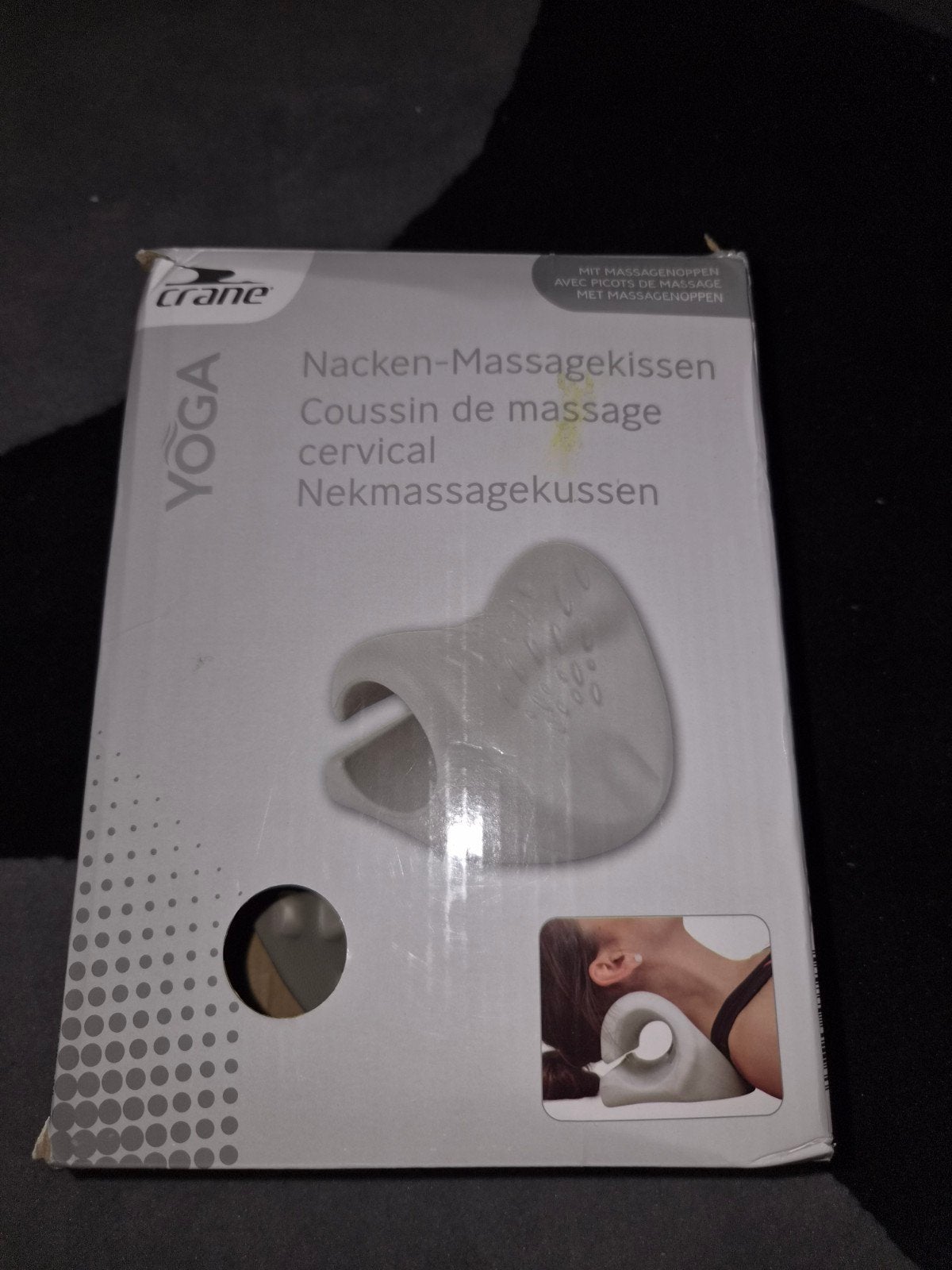 Crane Yoga Nekmassagekussen - Ontspanning voor de nek, Ophalen, Zo goed als nieuw, Massagestoel of Kussen