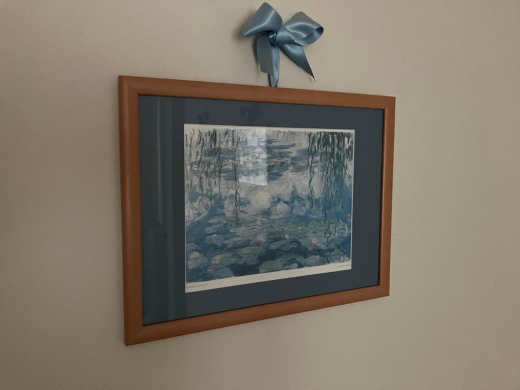 Monet Waterlelies Ingelijste Print 3 stuks, Ophalen of Verzenden
