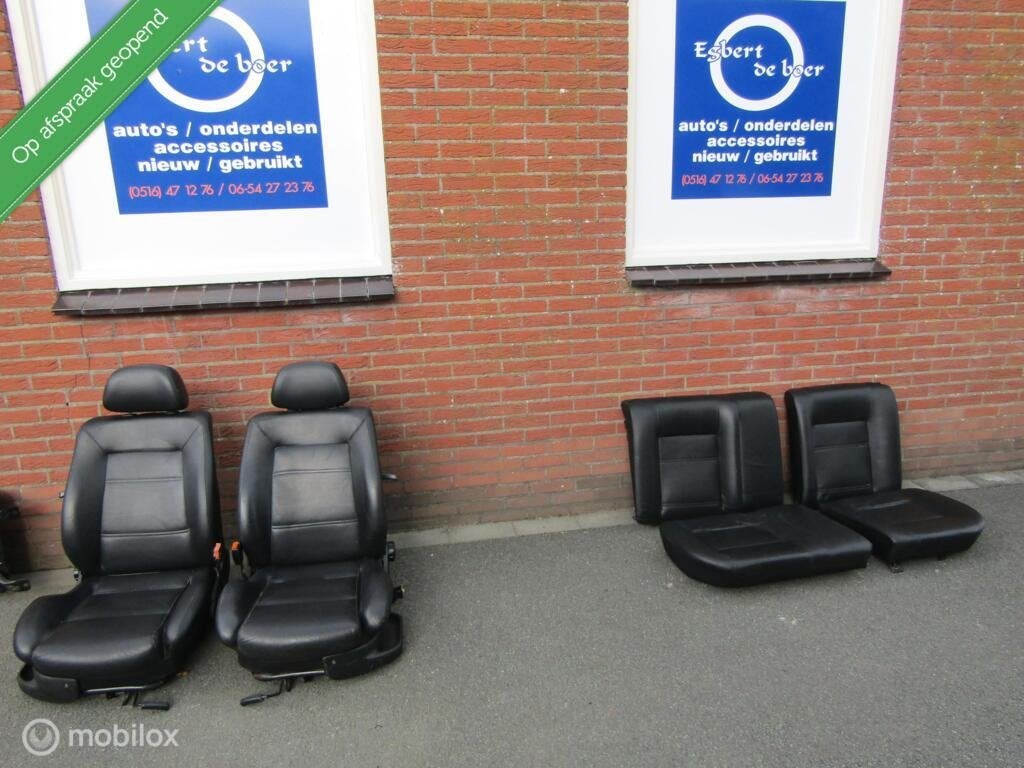 leer lederen Interieur zwart vw volkswagen golf 3 in 3 deurs, Gebruikt, Volkswagen, Ophalen of Verzenden