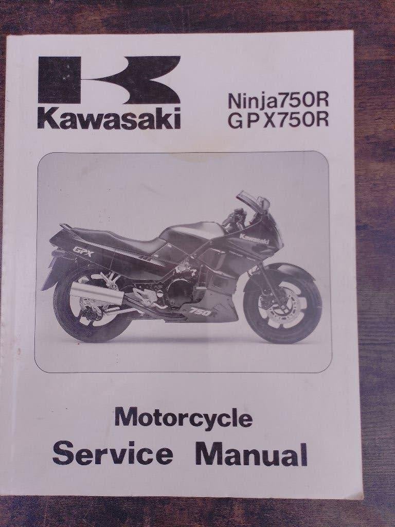 Werkplaatsboek Kawasaki Ninja 750R    GPX 750R, Motoren, Verzenden, Kawasaki