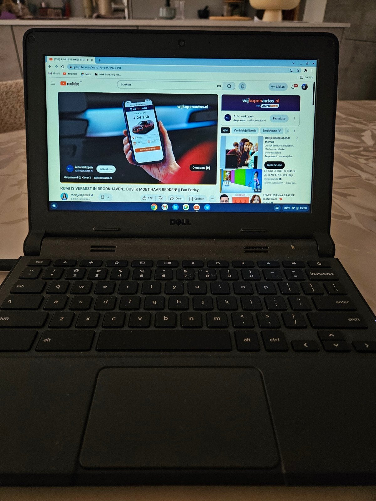 Dell chromebook 11, Ophalen, Gebruikt, 11 inch, Minder dan 2 Ghz