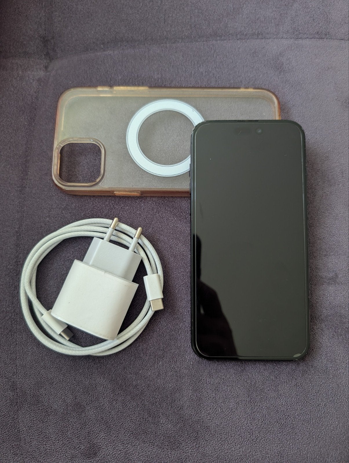 iPhone 15 plus 128 gb batterij 85%, Telecommunicatie, Mobiele telefoons | Apple iPhone, Zwart, Ophalen of Verzenden, Zonder simlock