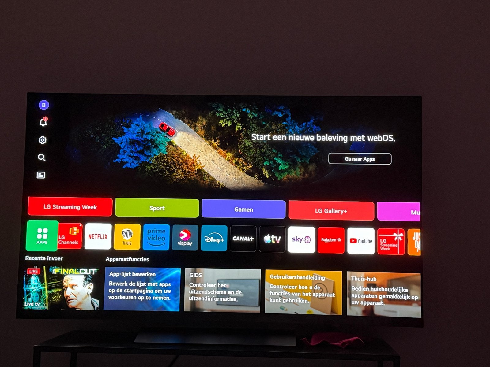 LG OLED55C46LA (2024) OLED EVO 4K Smart TV, Ophalen, Nieuw, OLED, 100 Hz