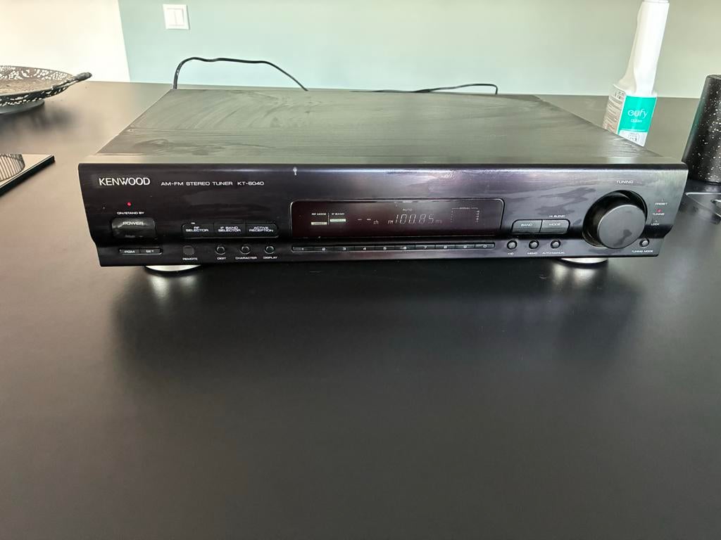 Kenwood KT-6040 Stereo AM-FM Tuner, Ophalen, Gebruikt, Analoog