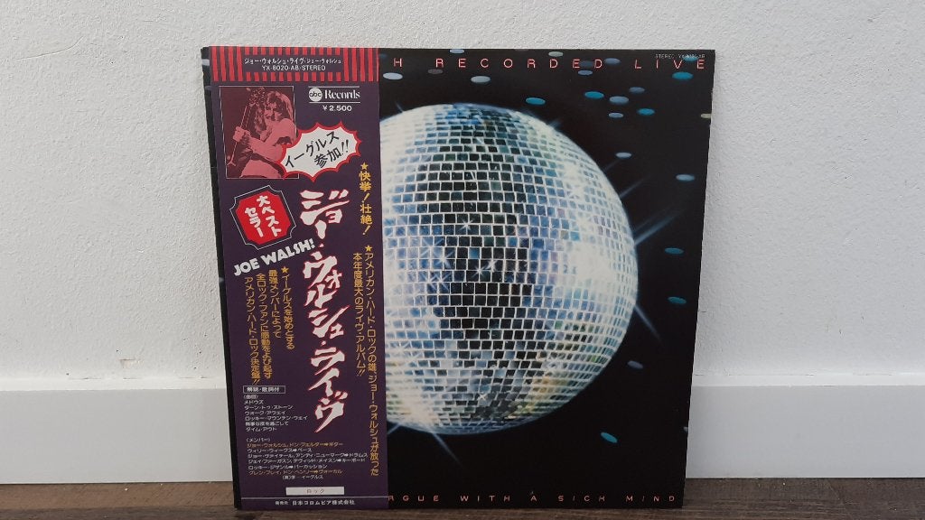 Joe Walsh - You Can't Argue With A Sick Mind LP, Japan, Rock, LP, Gebruikt, Overige genres, Ophalen of Verzenden