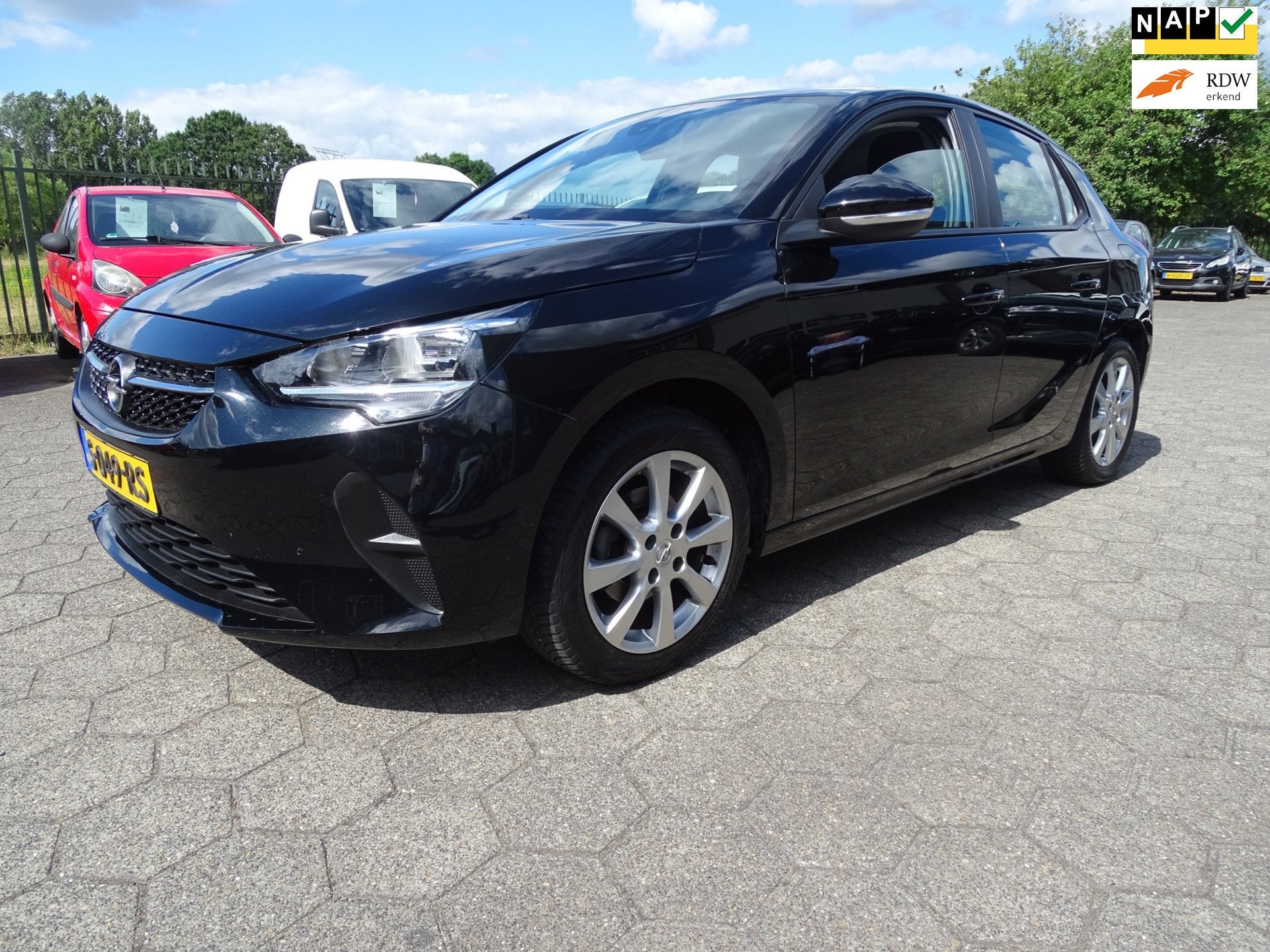 Opel Corsa 1.2 Level 2 AIRCO/NAV/LMV/5 DEURS, Auto's, Voorwielaandrijving, Stof, 1199 cc, Zwart
