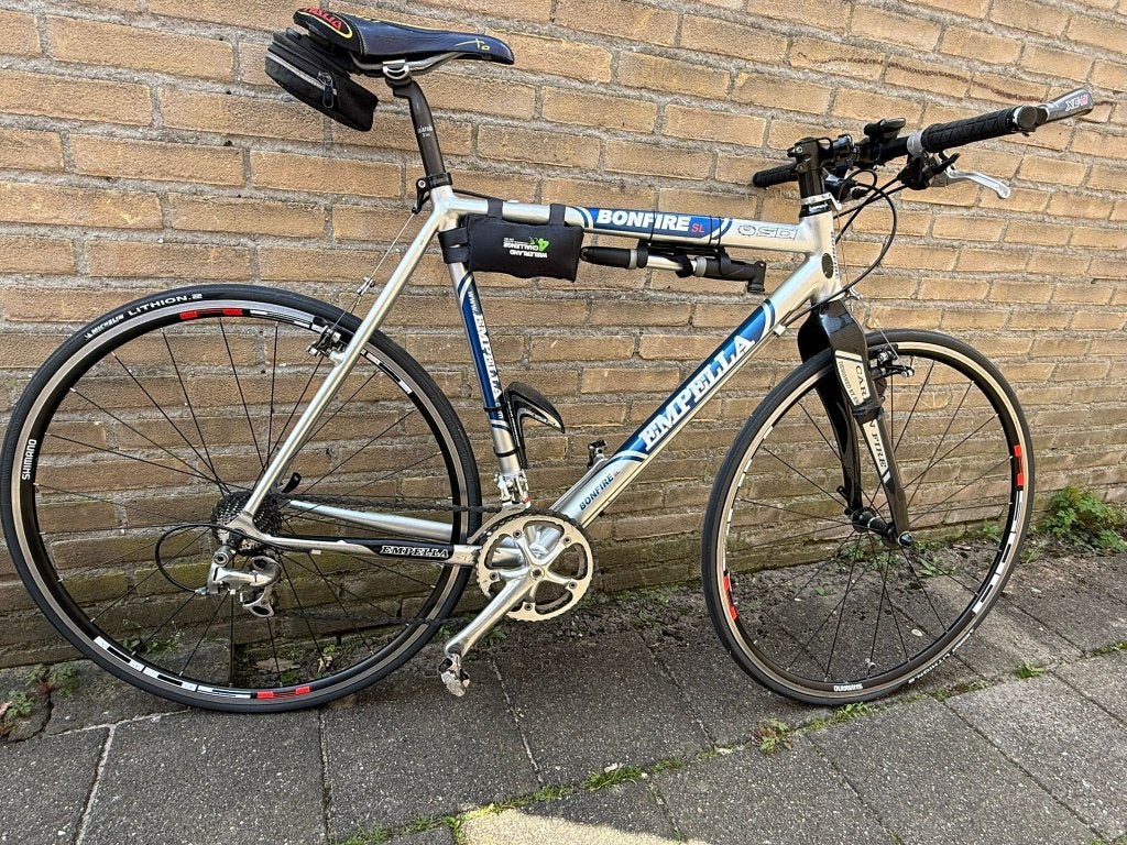 Empalla Bonfire wielrenfiets, Ophalen, Gebruikt, Schoenen