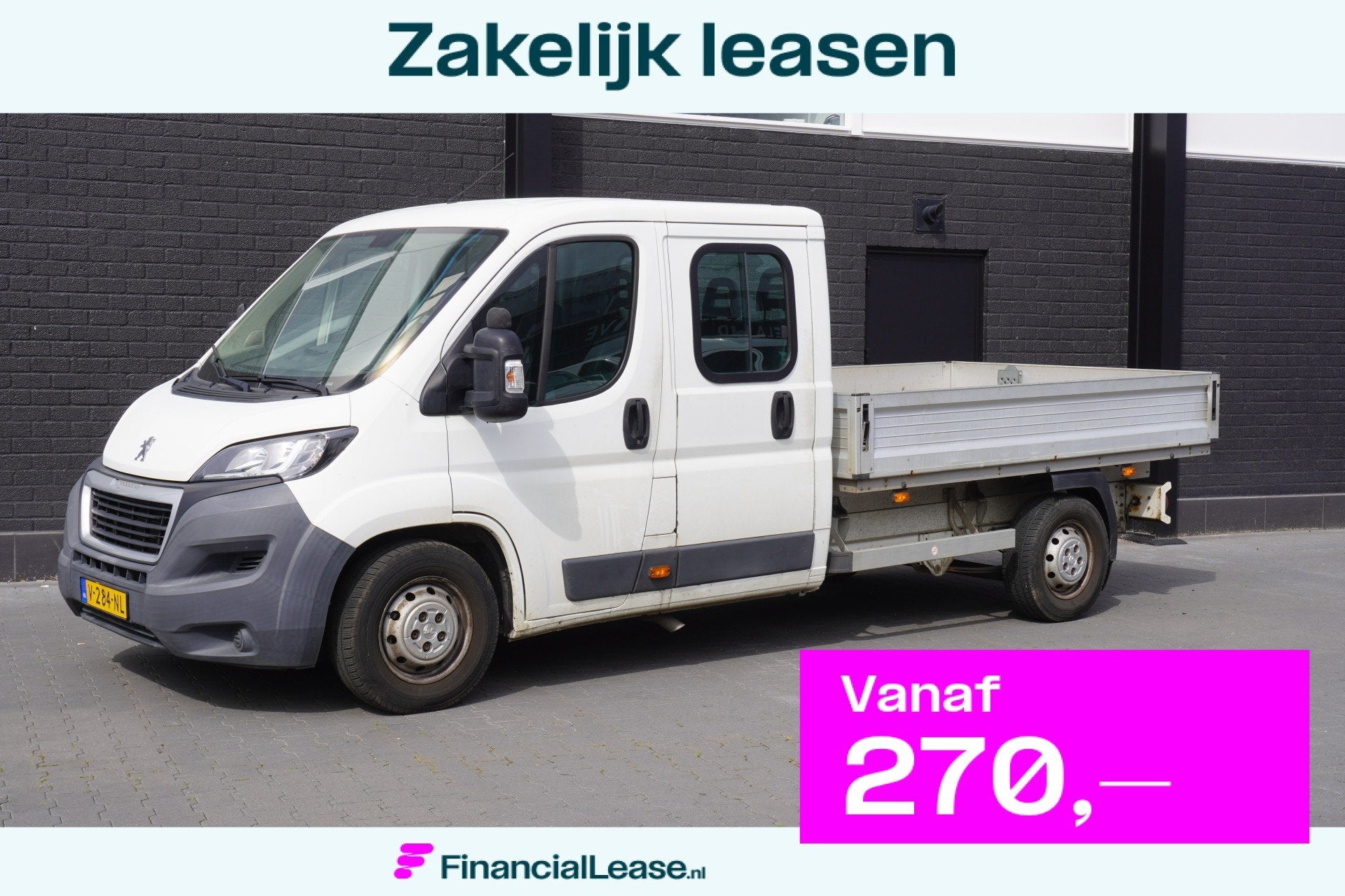 Peugeot Boxer 2.0 BlueHDI 163PK L3 Dubbele Cabine EURO 6 - A, Voorwielaandrijving, 4 cilinders, 7 stoelen, Wit