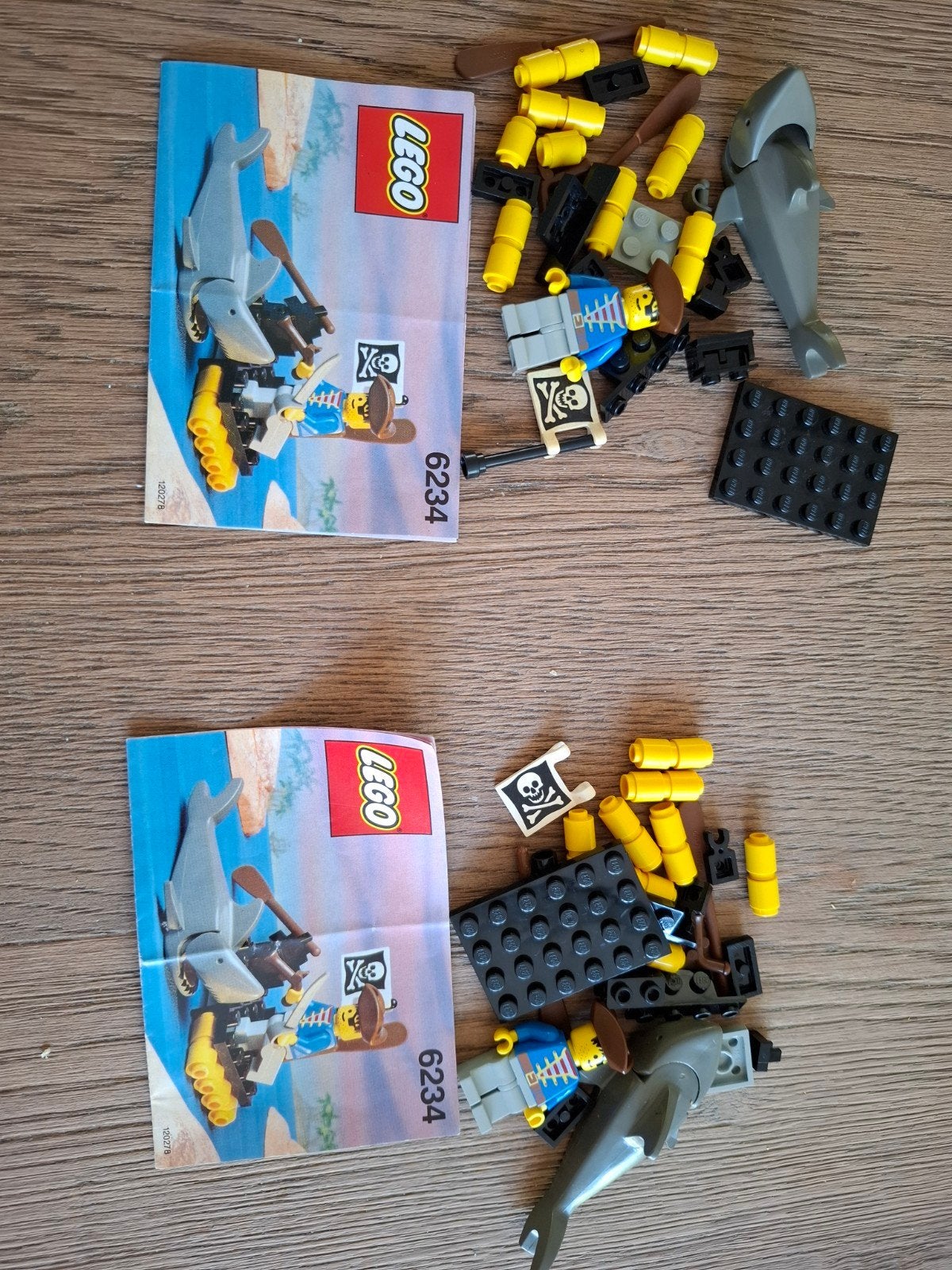 Lego 6234 Renegade Raft - 2 complete sets, Gebruikt, Lego, Compleet, Complete set