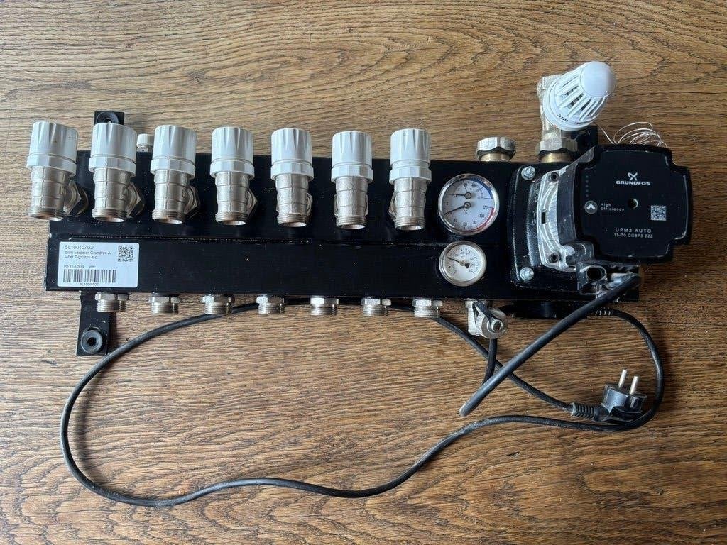 VTE slim verdeler 7 groepen (SL100107G2), Doe-het-zelf en Verbouw, Verwarming en Radiatoren, Minder dan 30 cm, Overige typen, Minder dan 60 cm