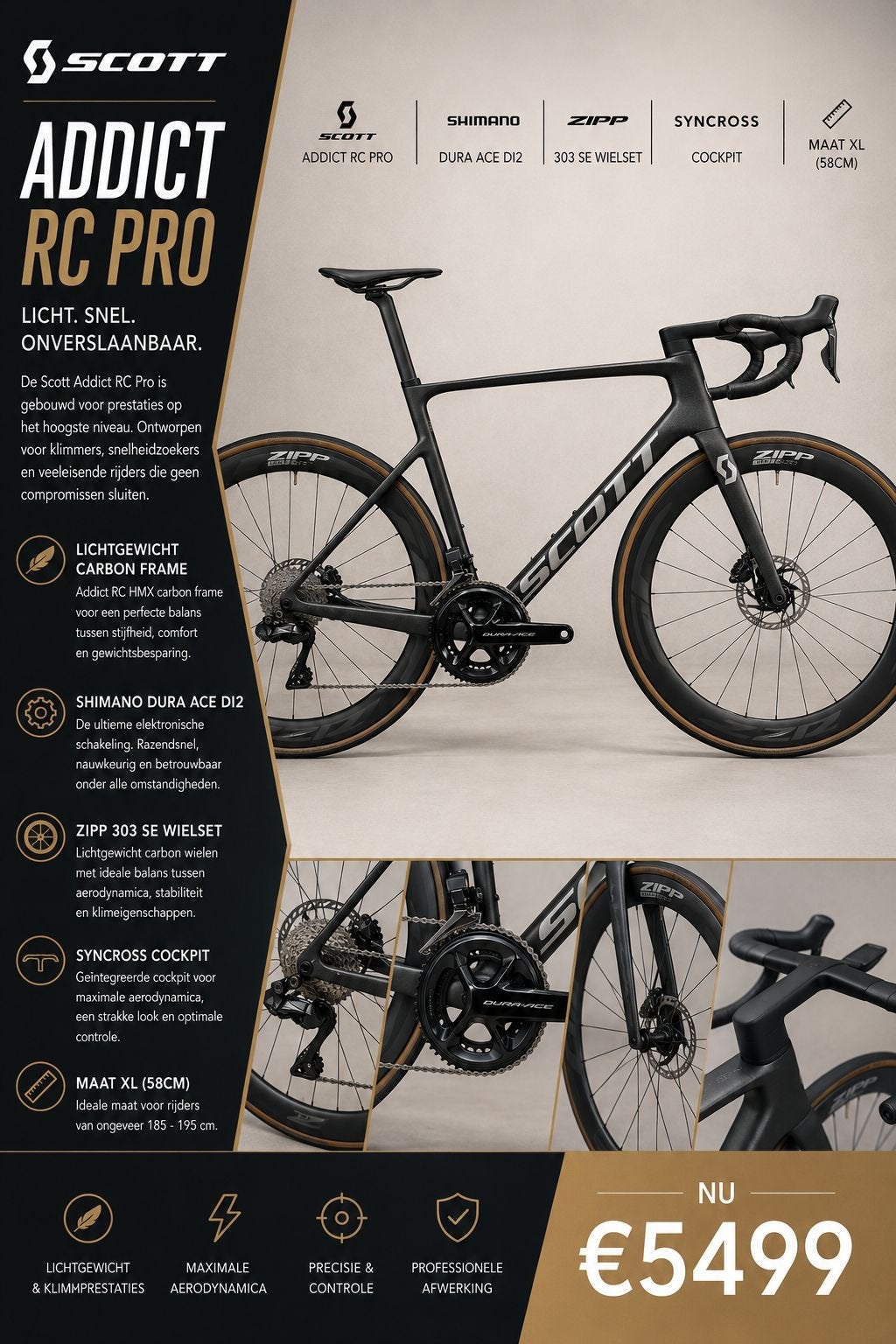 Nieuwe Colnago v4/ sram force €3499,- koopje, Minder dan 10 versnellingen, Ophalen, Overige merken, Nieuw