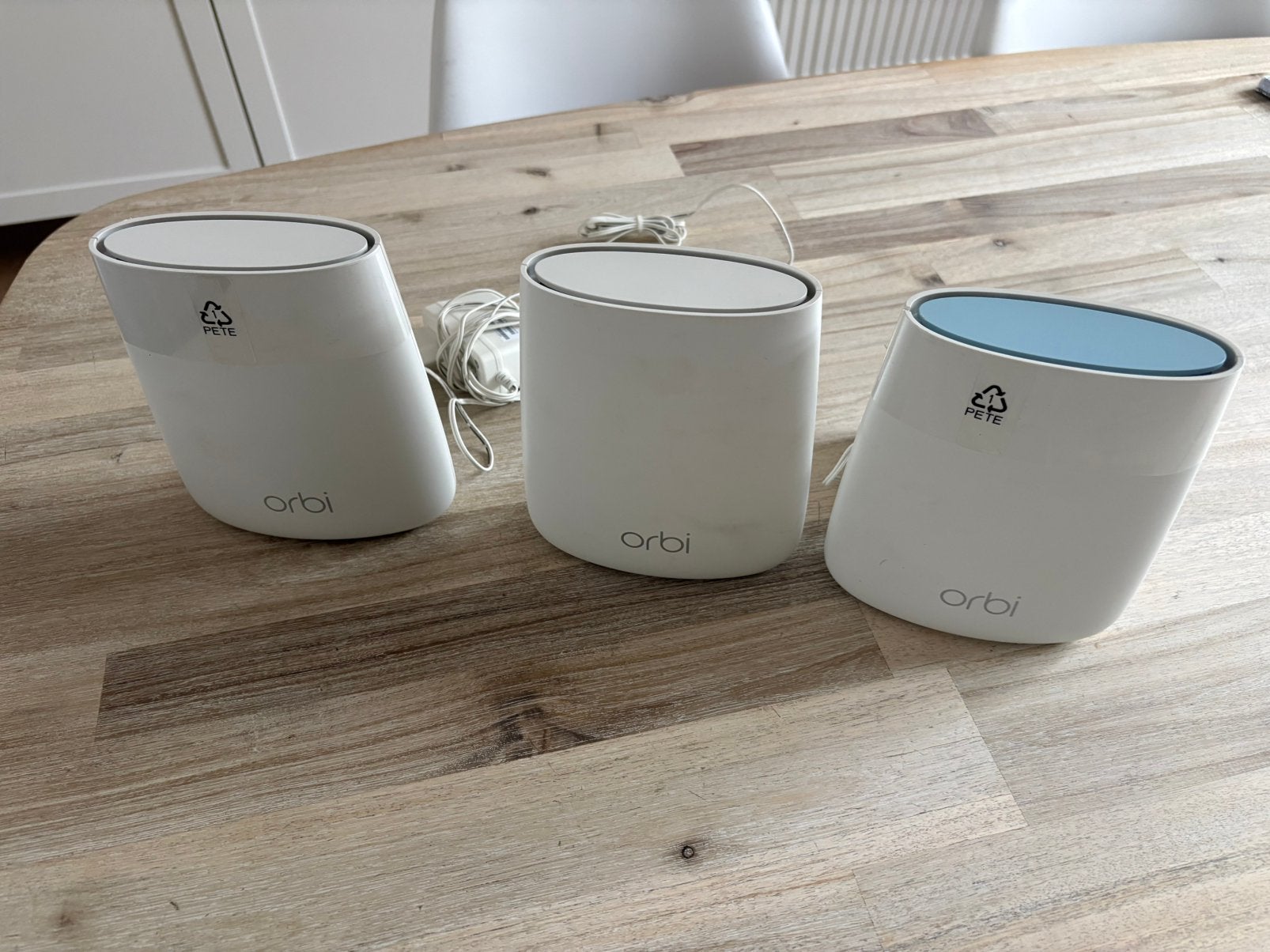 Netgear Orbi Wi-Fi mesh met router en 2 sattelieten, Computers en Software, Ophalen of Verzenden, Zo goed als nieuw