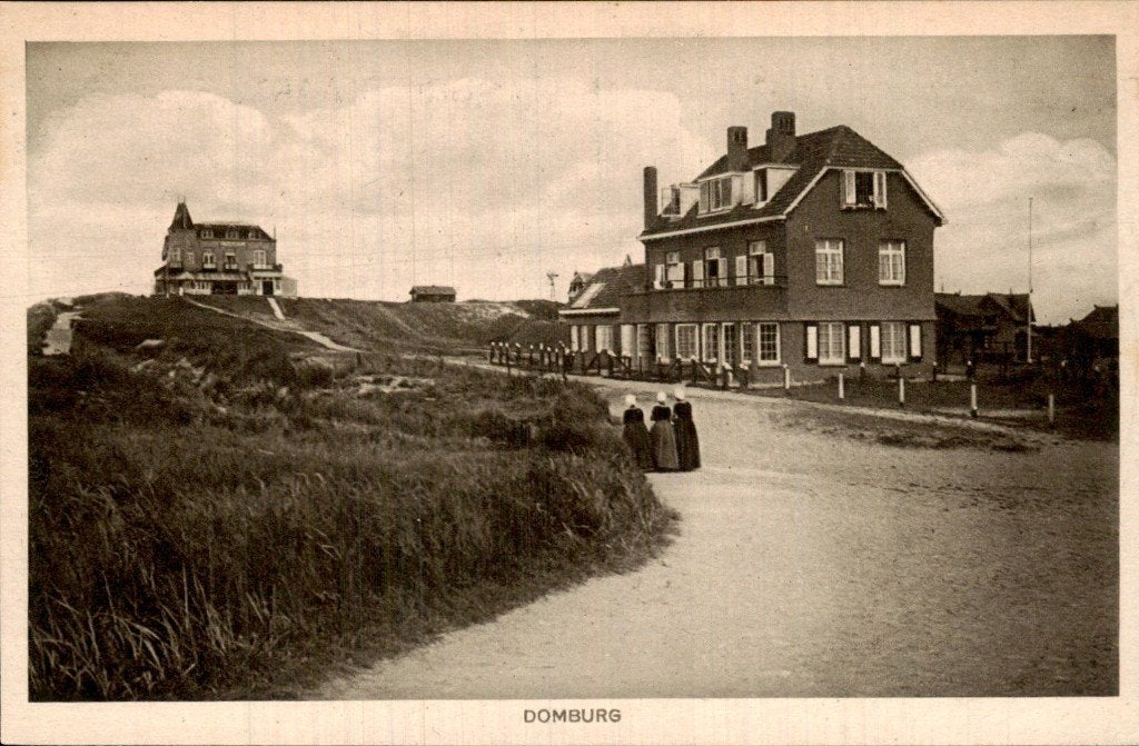 Domburg - Gezicht - Duinen, Ophalen of Verzenden, 1920 tot 1940, Ongelopen, Zeeland