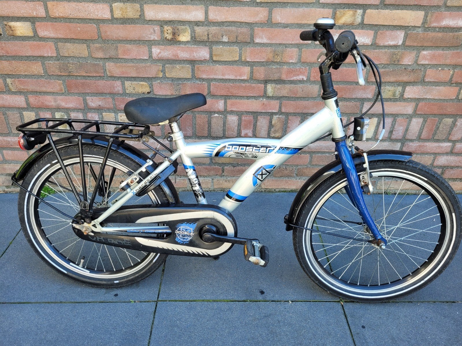 loekie booster 20 inch wielen, terugtraprem en handrem izgst, Ophalen, Terugtraprem, Loekie., 20 inch
