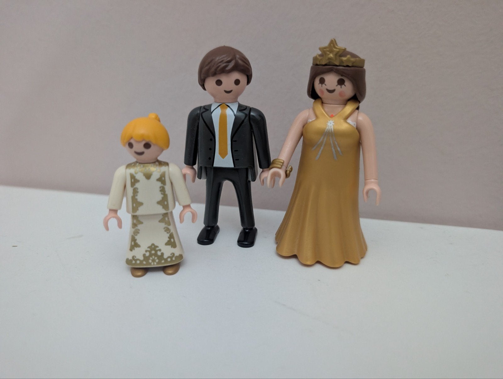 Playmobil bruidspaar of Kerstavond poppetjes., Ophalen of Verzenden, Zo goed als nieuw, Complete set, Figuren