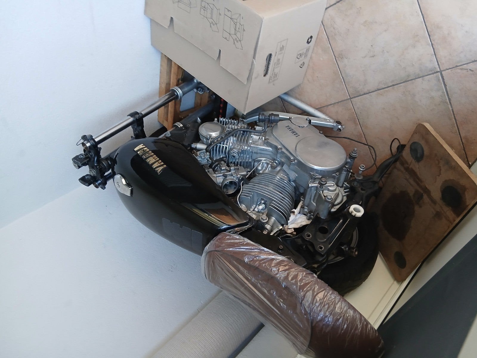 Yamaha Virago 750cc project - ideaal voor café racer, Ophalen of Verzenden