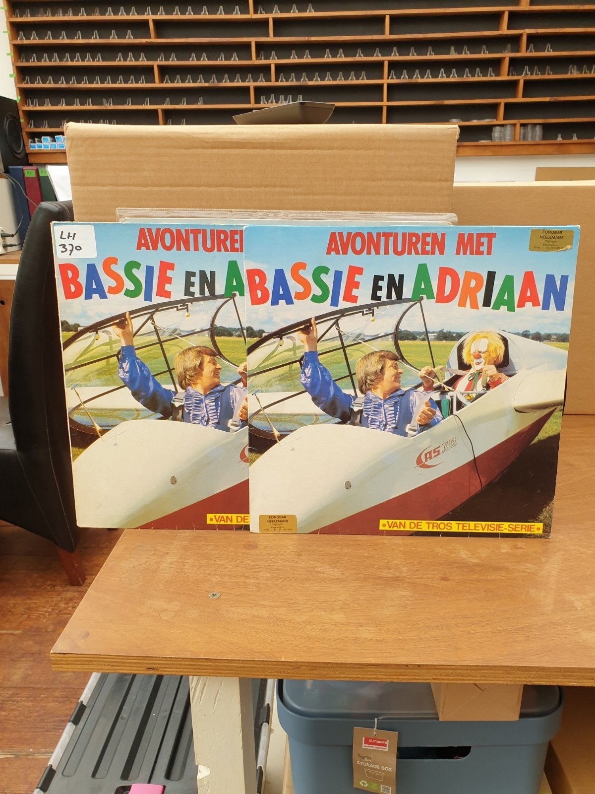 Bassie en Adriaan - Avonturen met...., 2 aanwezig (1), Cd's en Dvd's, Ophalen of Verzenden, Gebruikt, 12 inch, LP