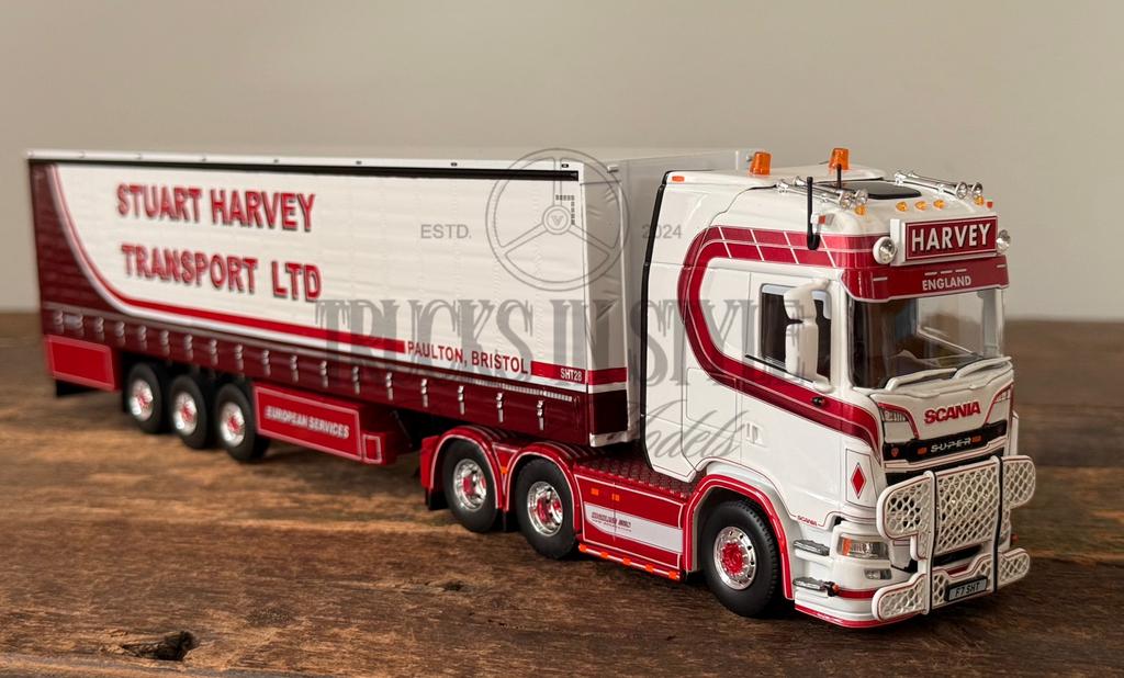 WSI - Scania Next Gen Stuart Harvey, Ophalen of Verzenden, Zo goed als nieuw, Bus of Vrachtwagen, Overige merken