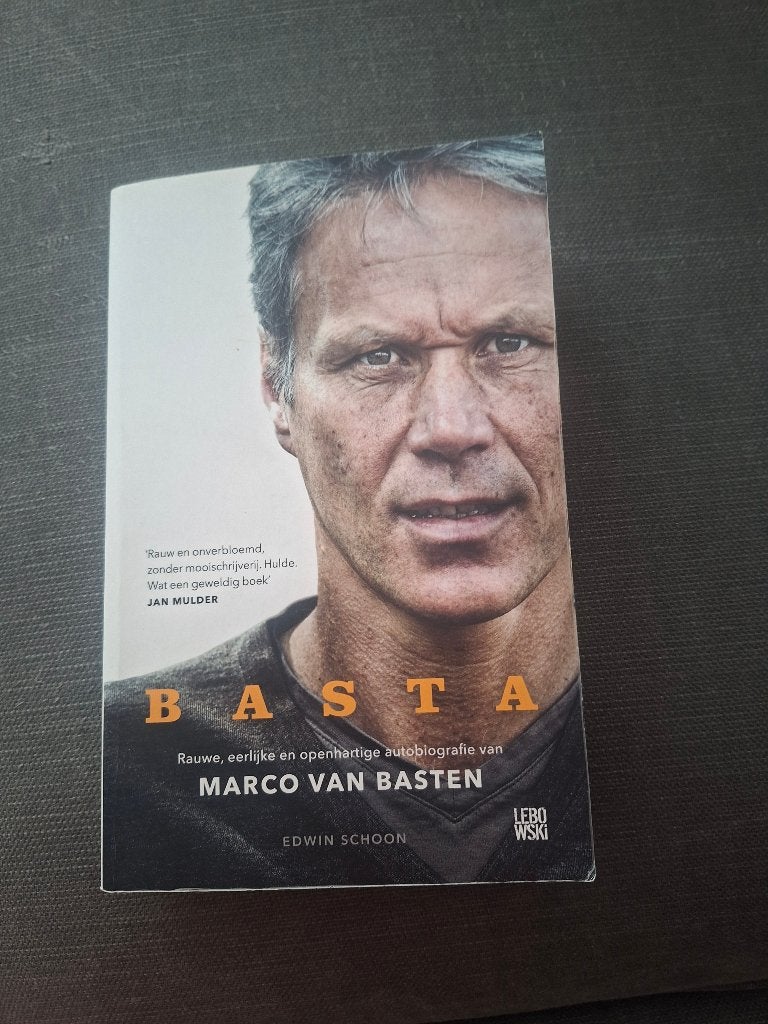 Basta marco van basten, Ophalen of Verzenden, Zo goed als nieuw