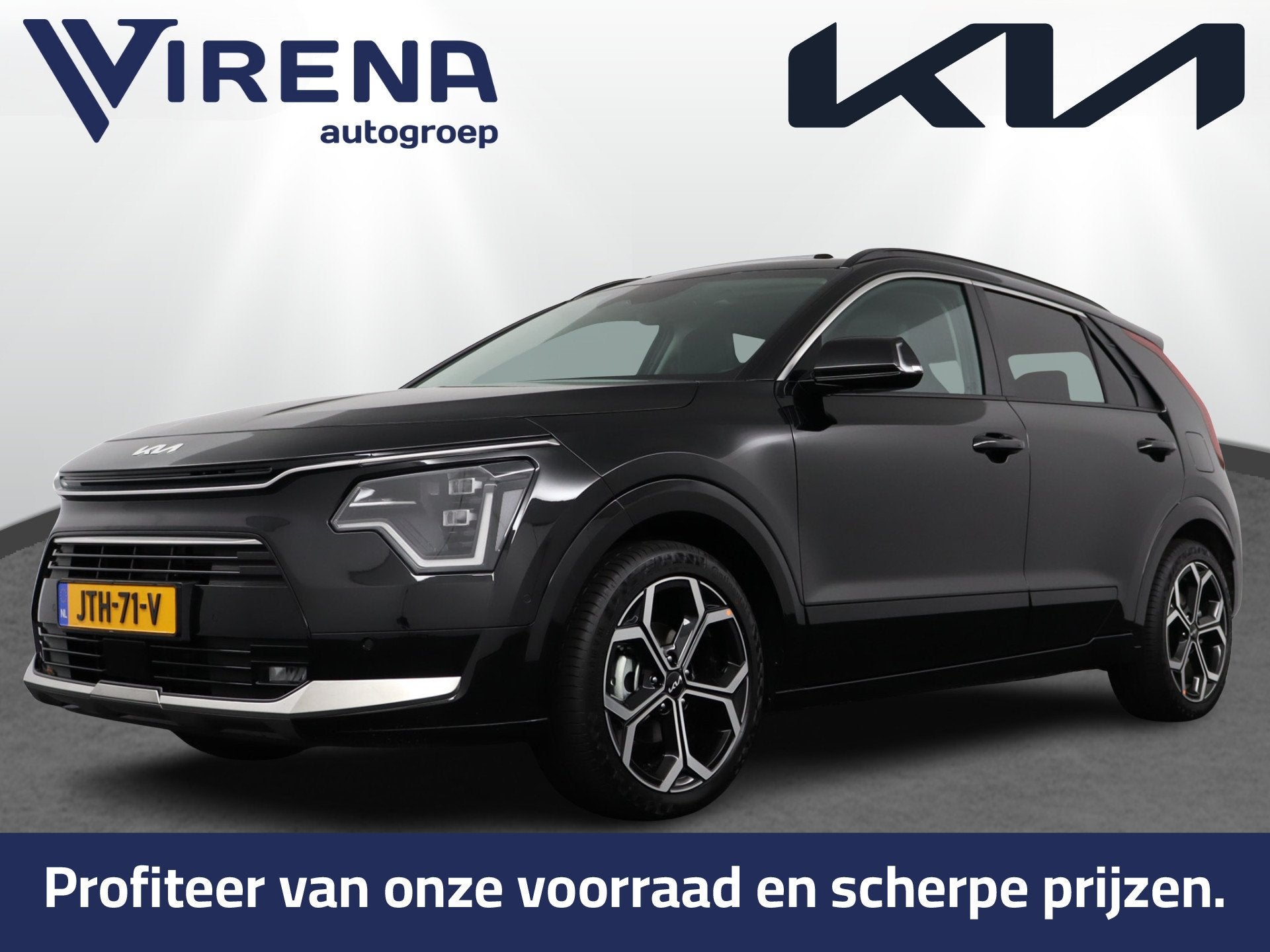 Kia Niro 1.6 GDi Hybrid ExecutiveLine - Kantel/schuifdak - S, Gebruikt, Adaptive Cruise Control, Zwart, 22 km/l