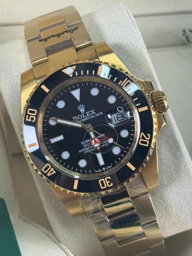 Rolex submariner, Sieraden, Tassen en Uiterlijk, Sporthorloges, Nieuw, iOS, Zwart, Ophalen of Verzenden