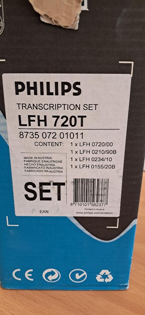 Philips Transcriptionset LFH720T, Ophalen of Verzenden, Nieuw