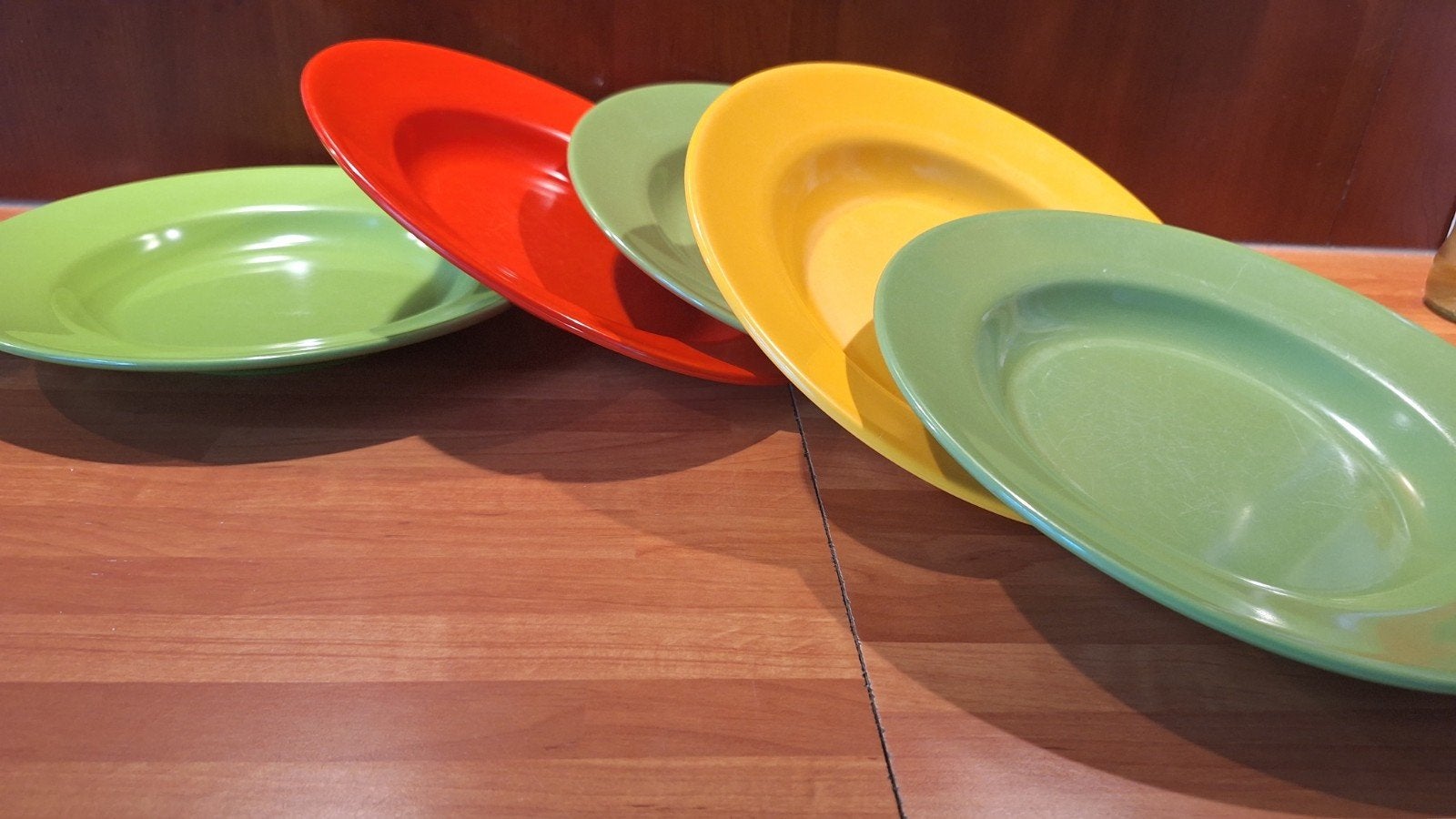 Mepal borden set - 5 stuks in diverse kleuren, Huis en Inrichting, Keuken | Servies, Ophalen of Verzenden, Overige stijlen, Bord(en)