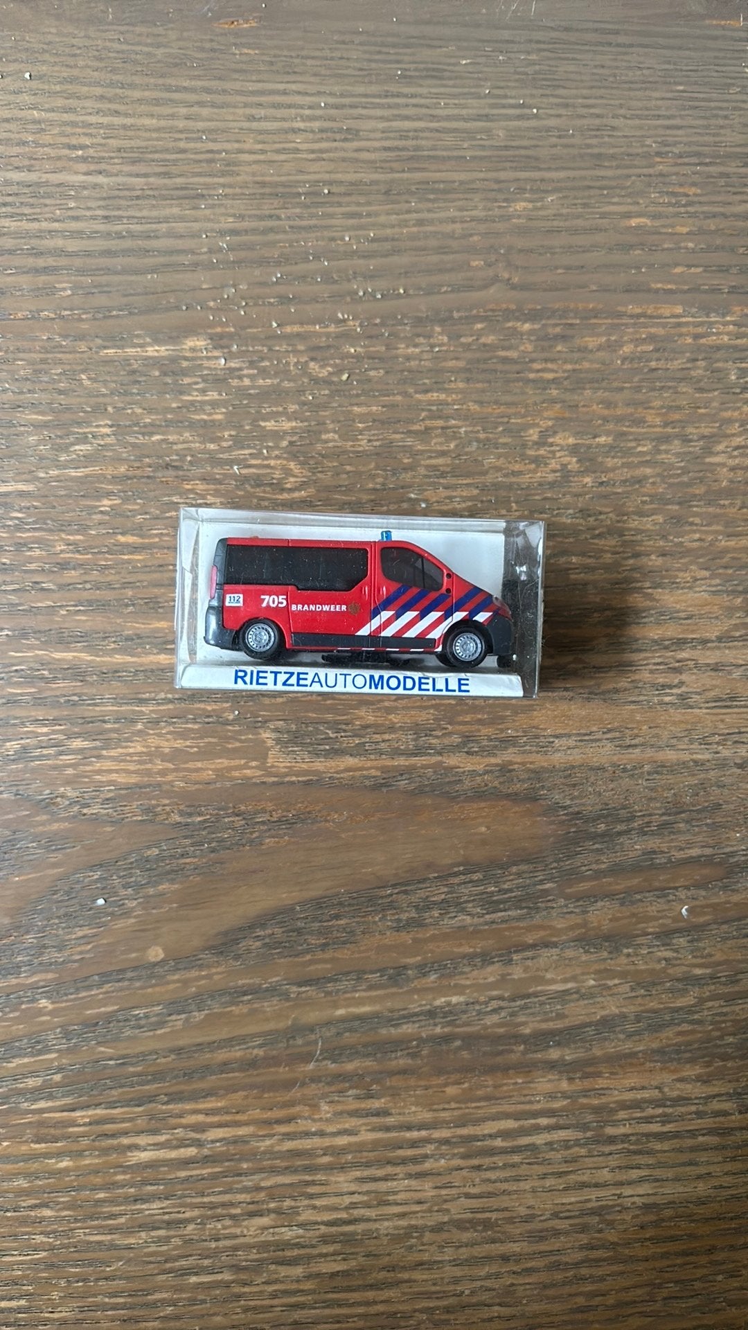 Rietze Opel Vivaro Brandweer modelauto - Nieuw in doos, Hobby en Vrije tijd, Modelauto's | 1:87, Ophalen of Verzenden, Nieuw, Bus of Vrachtwagen