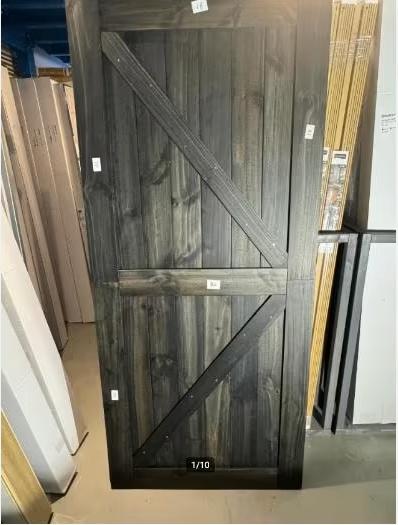 NU!!! barndoor schuifdeur GRIJS 95x215 cm SLA JE SLAG!!!!, 200 cm of meer, Nieuw, Bruin, 50 tot 100 cm