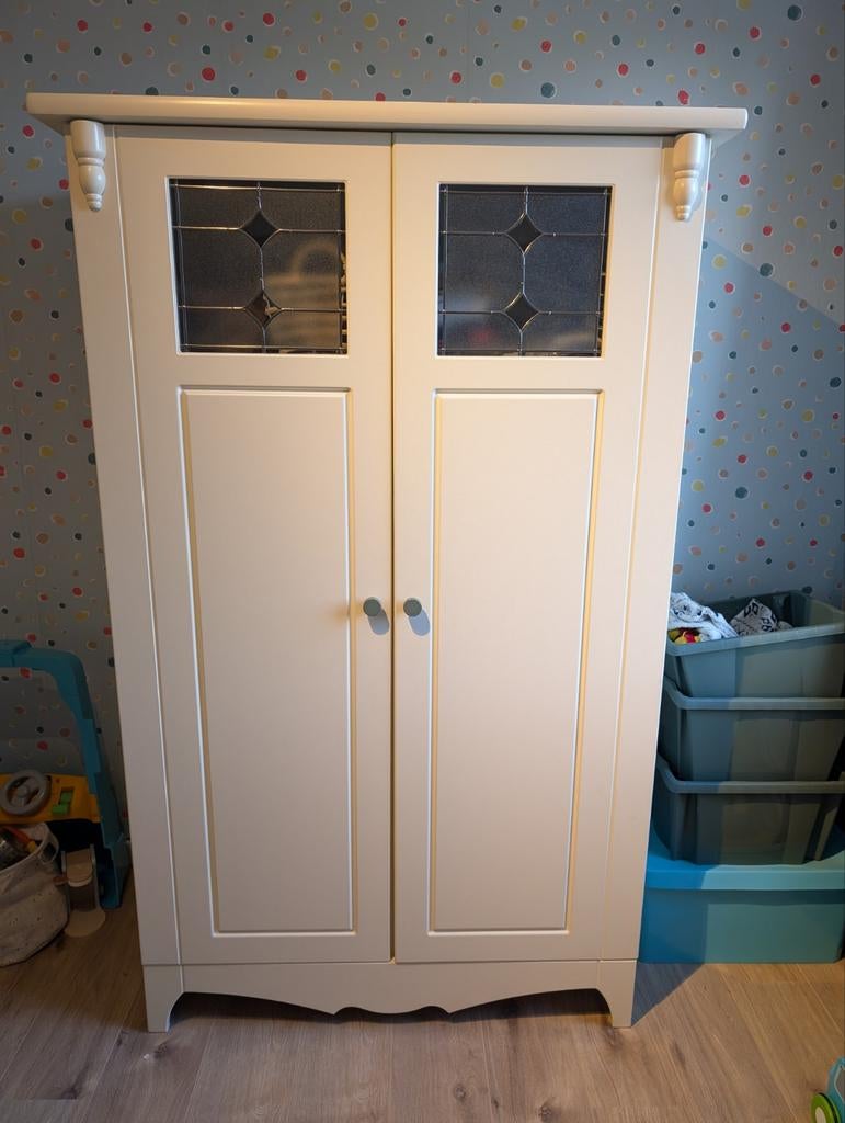 Vintage Kinderkamer Set: Kast, Commode, Ledikant, Ophalen