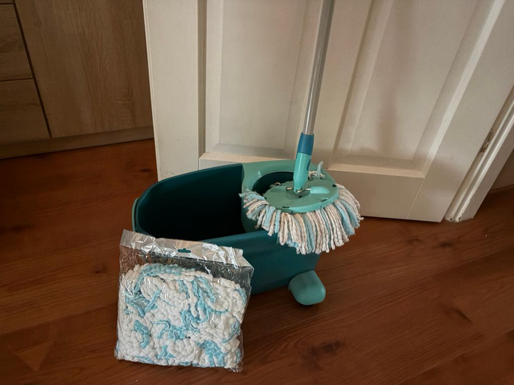Leifheit Clean twist disc mop, zgan, Ophalen of Verzenden, Mop of Dweil