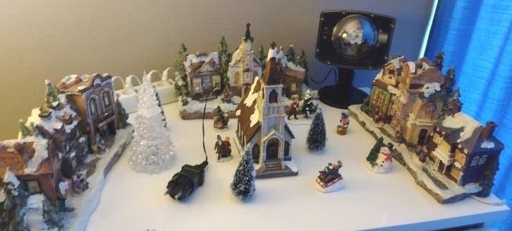 Mooie kerst dorp, Ophalen of Verzenden