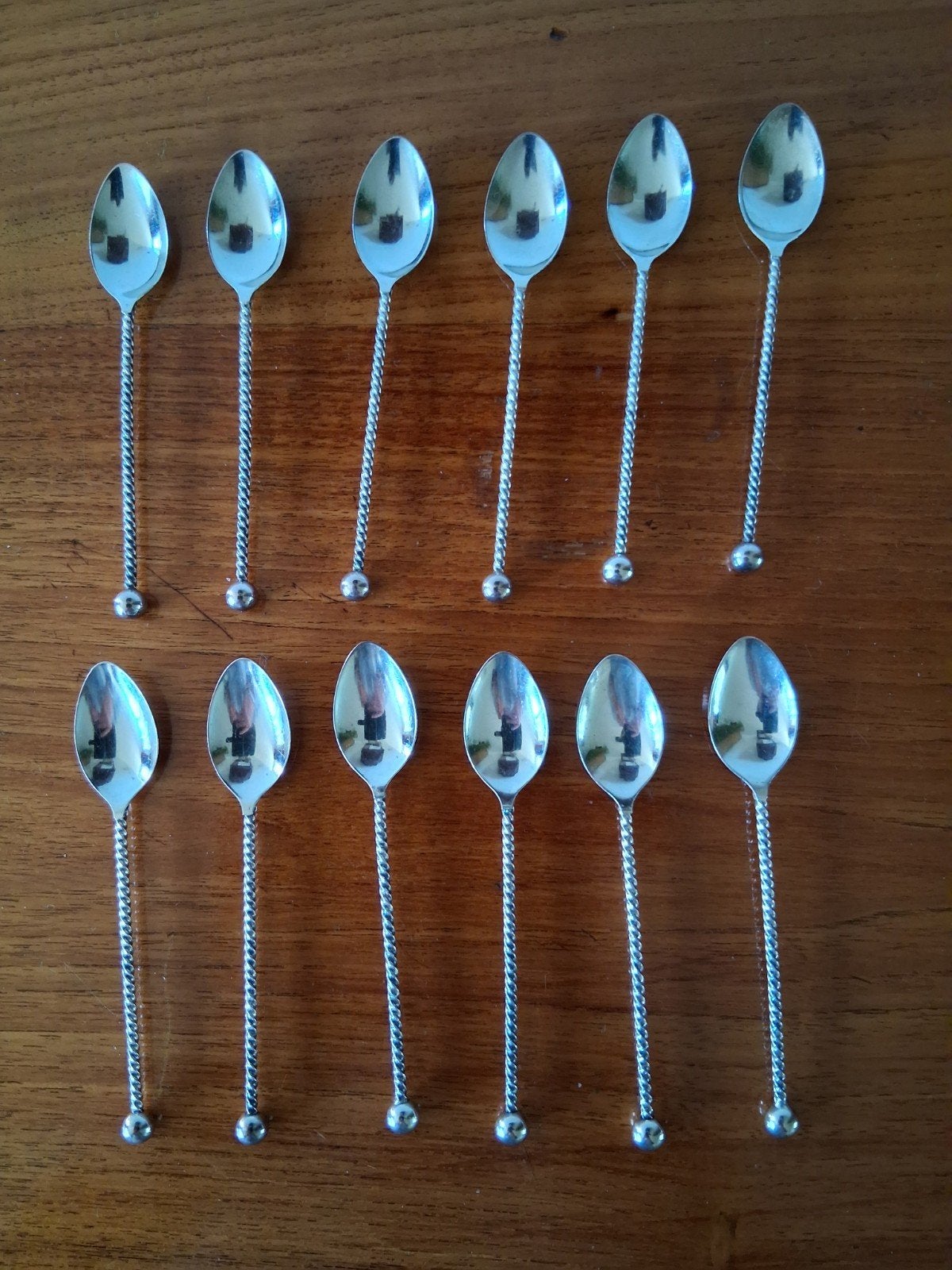 12 ongebruikte verzilverde theelepels 100. €40, Ophalen of Verzenden