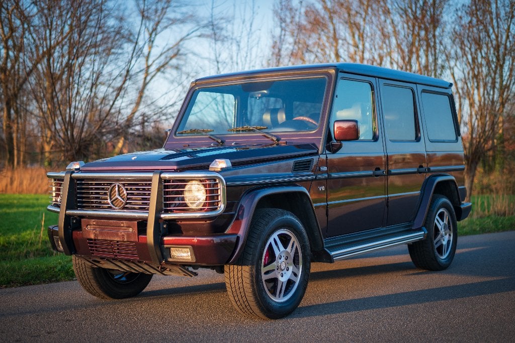 Mercedes G500 Classic 2000 Blijvend Youngtimer ex btw, Automaat, G-Klasse, Leder, Bedrijf