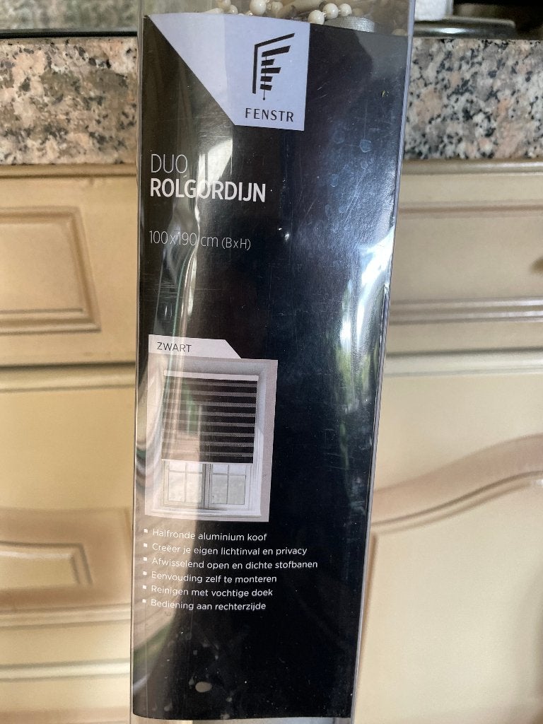 rolgordijn 2 stuks, zit in verpakking van mijn nieuwe duo's, Rolgordijn, Ophalen of Verzenden, Zo goed als nieuw, Duo rolgordijn