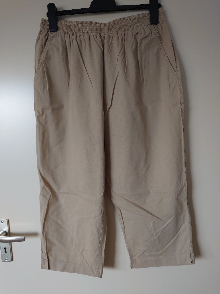 3/4 broek WOB beige maat 44 Nieuw, Verzenden, Beige, Maat 42/44 (L), Nieuw