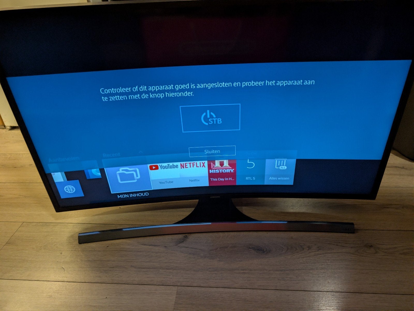Samsung Curved Smart TV 4K UHD 40 inch