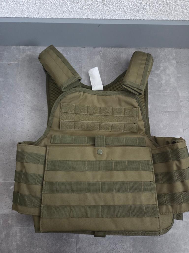 Mil-Te Plate Carrier Molle Modular Vest, Ophalen of Verzenden, Landmacht, Nederland, Kleding of Schoenen