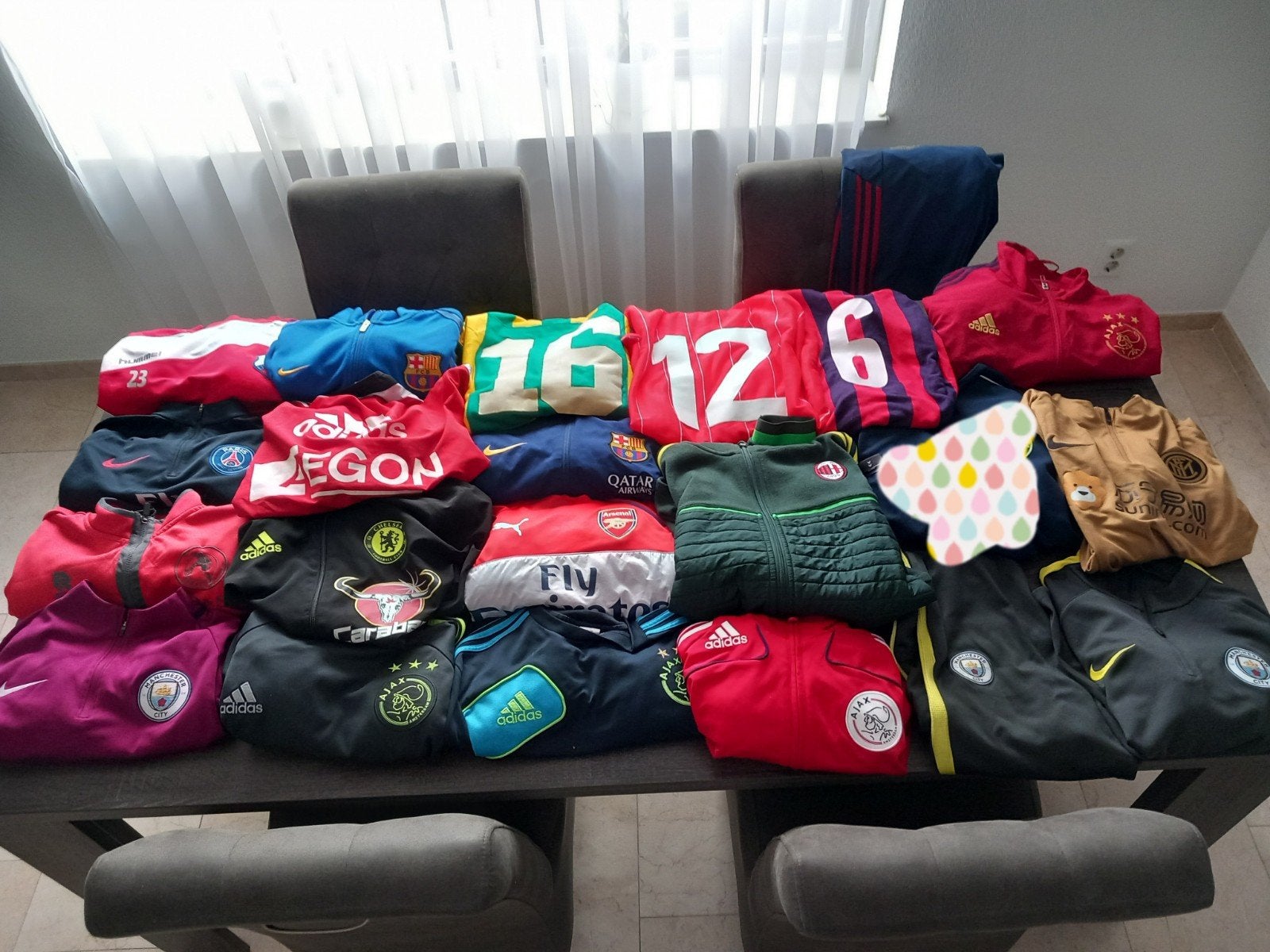 partij training jasjes,OPRUIMING, Ophalen of Verzenden, Zo goed als nieuw, Ajax, Shirt
