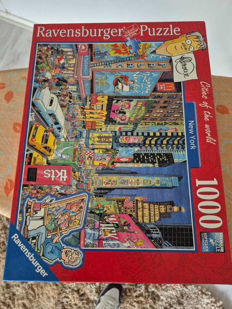Puzzel New York, Ophalen of Verzenden, 500 t/m 1500 stukjes, Zo goed als nieuw