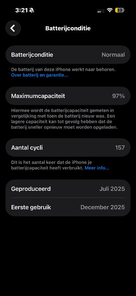 Iphone 16, Ophalen, 128 GB, Zwart, IPhone 16