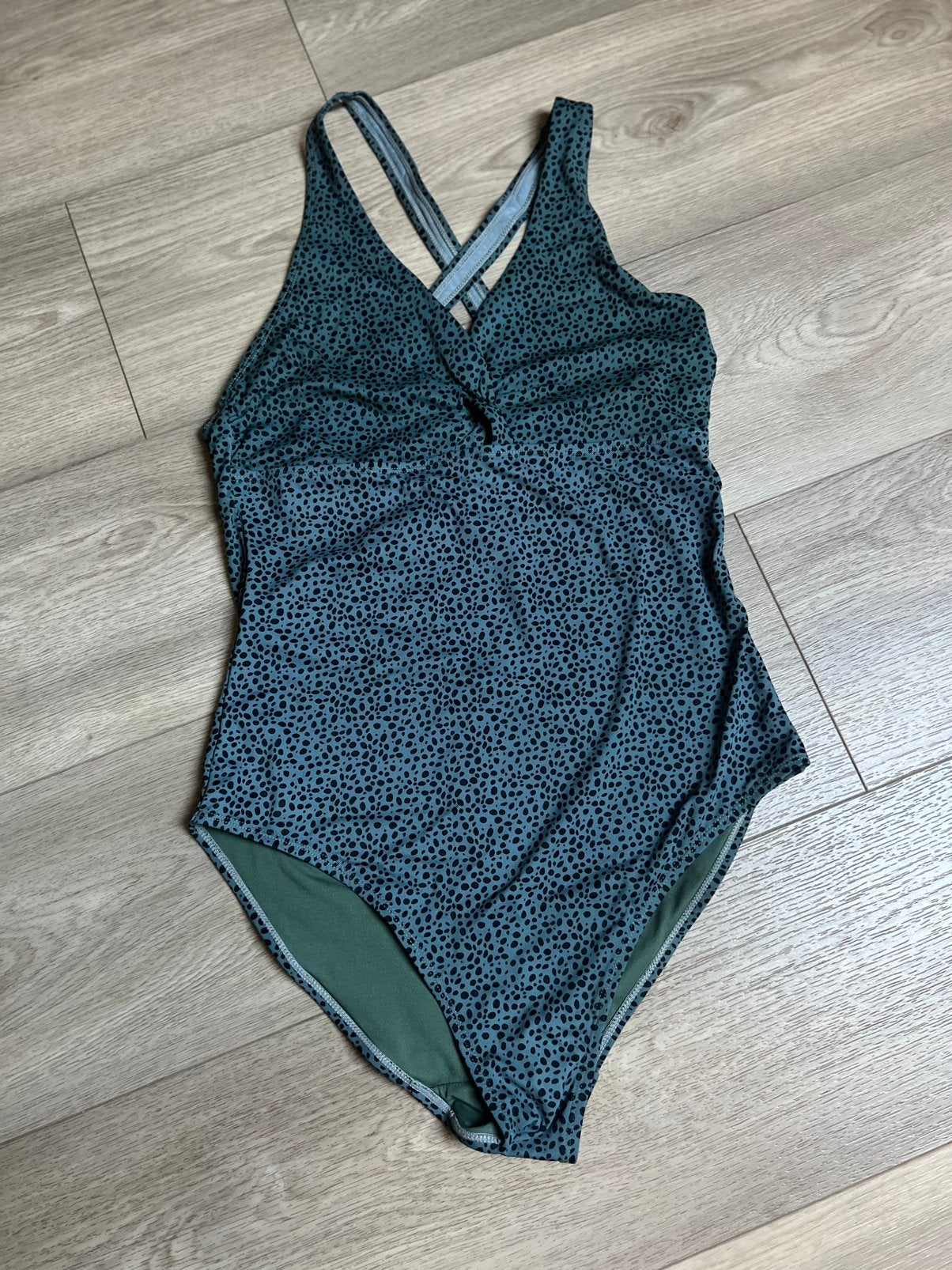 Hema badpak maat L, Ophalen of Verzenden, Zo goed als nieuw, Groen, Badpak